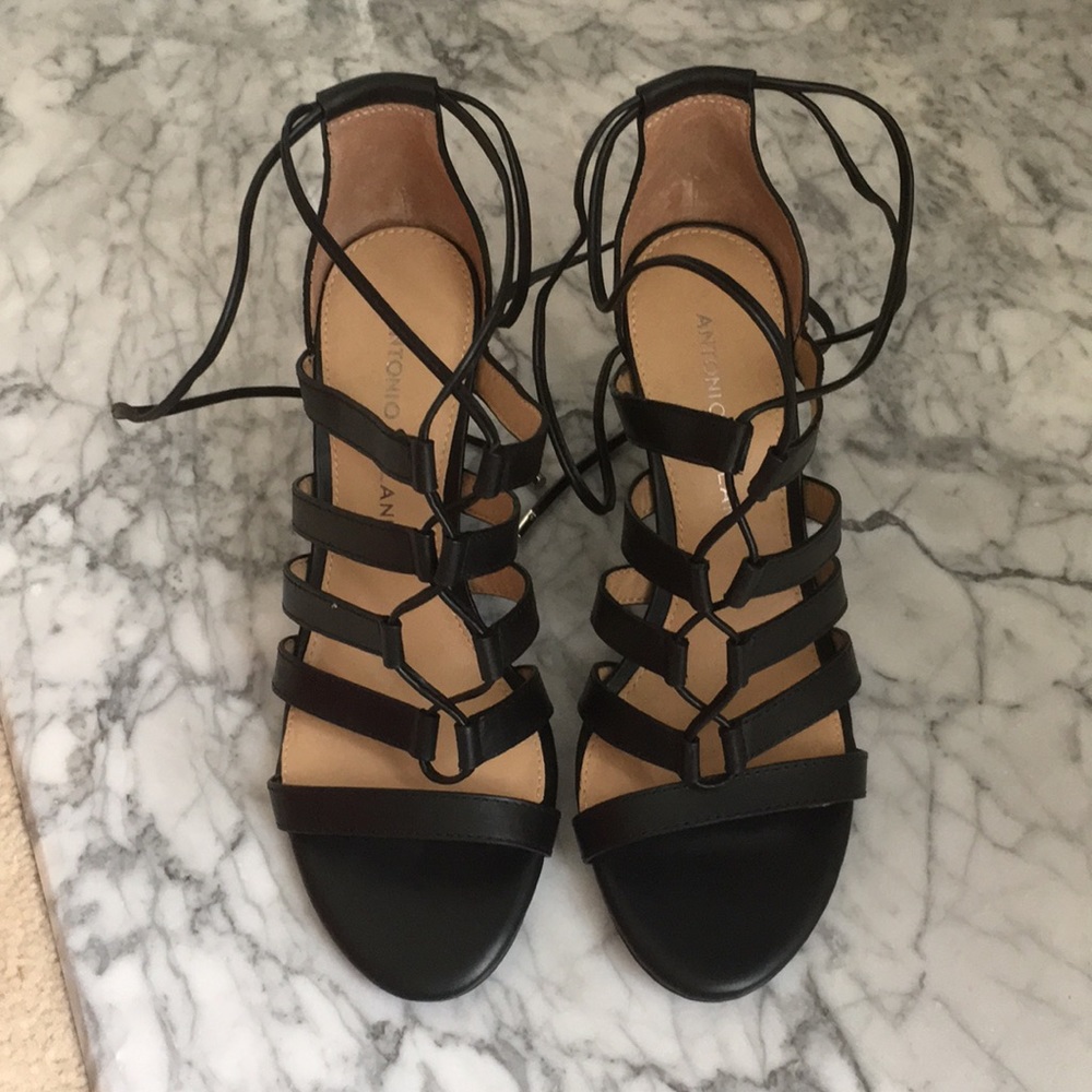 Lace-Up Wedges NWB